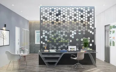 Phòng làm việc - Căn hộ Penthouse Trần Bình Trọng Quận 5 - Phong cách Modern