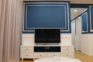 Phòng khách - Căn hộ Palm Heights Quận 2 - Phong cách Neo Classic