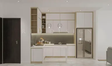 Phòng bếp - Nhà phố Mỹ Xuân Vũng Tàu - Phong cách Scandinavian