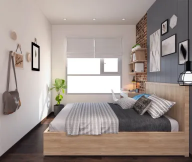 Phòng ngủ - Căn Hộ Vistar Verde Quận 2 - Phong cách Modern