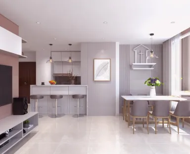 Phòng ăn - Căn hộ Horizon Quận 1 - Phong cách Modern