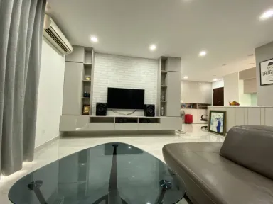 Phòng khách - Căn hộ Horizon Quận 1 81m2 - Phong cách Modern