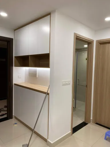 Lối vào - Căn hộ Q. Tân Bình - Phong cách Scandinavian + Color Block
