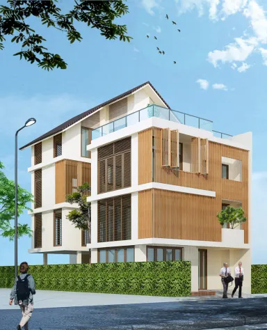 Mặt tiền - Villa 1 Thủ Đức - Phong cách Japandi