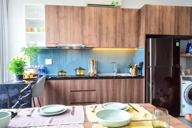 Phòng bếp Phòng ăn - Nhà phố Q.Bình Thạnh - Phong cách Modern