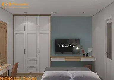 Phòng ngủ - Nhà phố Thủ Đức - Phong cách Modern