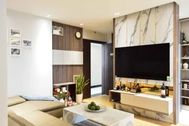 Phòng khách - Căn hộ Kingston Phú Nhuận - Phong cách Modern