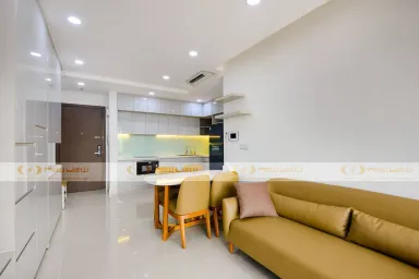 Phòng khách Phòng bếp Phòng ăn - Căn hộ Botanica Tân Bình - Phong cách Modern