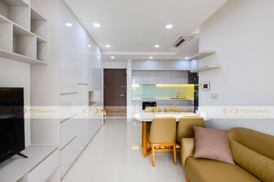  Phòng khách, Phòng bếp, Phòng ăn - Căn hộ Botanica Tân Bình - Phong cách Modern 