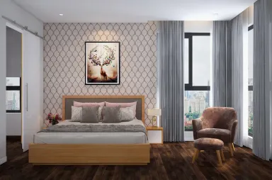 Phòng ngủ - Căn hộ Đảo Kim Cương Quận 2 - Phong cách Modern