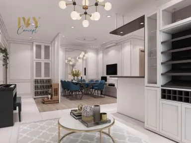Phòng ăn - Căn hộ Lexington Quận 2 - Phong cách Neo Classic