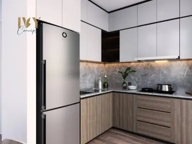 Phòng bếp - Căn hộ Ehome 1 Quận 9 - Phong cách Modern