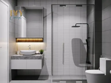 Phòng tắm - Căn hộ Ehome 1 Quận 9 - Phong cách Modern