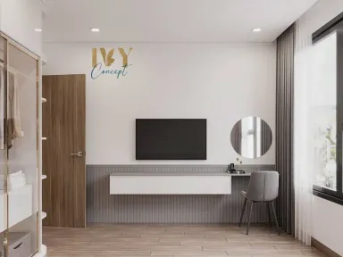 Phòng ngủ - Căn hộ Vinhomes Grand Park Quận 9 (Mr Derrick) - Phong cách Modern