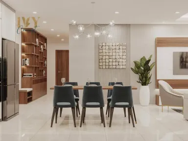 Phòng ăn - Căn hộ Petro Landmark Quận 2 150m2 - Phong cách Modern
