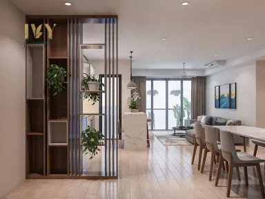 Lối vào - Căn hộ Emerald (Celadon City Tân Phú) - Phong cách Modern