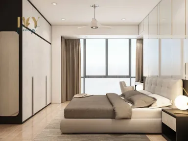 Phòng ngủ - Căn hộ Emerald (Celadon City Tân Phú) - Phong cách Modern