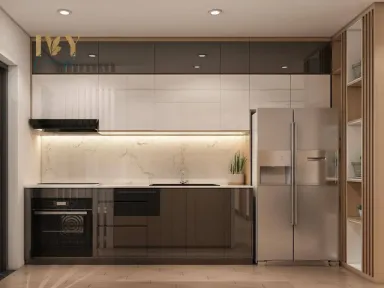 Phòng bếp - Căn hộ Emerald Celadon City Tân Phú 84m2 - Phong cách Modern