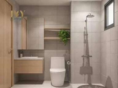 Phòng tắm - Căn hộ Emerald Celadon City Tân Phú 84m2 - Phong cách Modern
