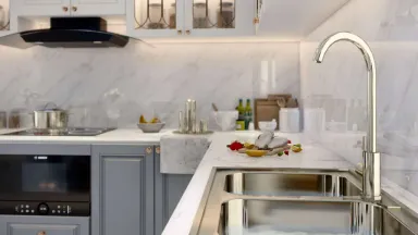 Phòng bếp - Villa Bình Dương - Phong cách Neo Classic
