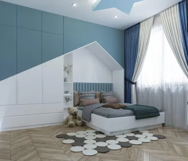 Phòng cho bé - Villa Bình Dương - Phong cách Neo Classic