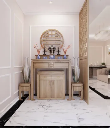 Phòng thờ - Villa Bình Dương - Phong cách Neo Classic