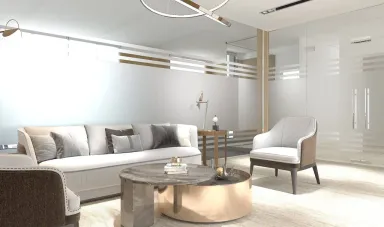 Phòng khách - Villa Quận 7 - Phong cách Modern