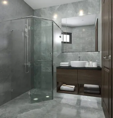 Phòng tắm - Nhà phố Đỗ Xuân Hợp Quận 9 - Phong cách Modern