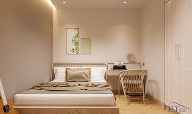  Phòng ngủ - Căn hộ River Panorama Quận 7 - Phong cách Color Block 