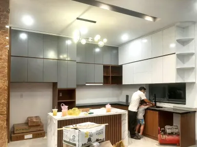 Phòng bếp - Nhà phố Quận 7 - Phong cách Modern