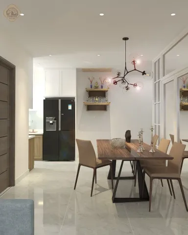 Phòng ăn - Căn hộ Green Hills Quận Bình Tân - Phong cách Modern