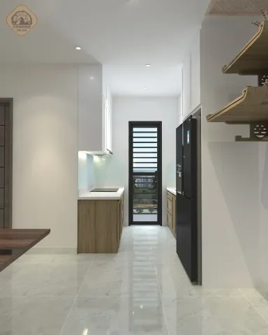 Phòng bếp - Căn hộ Green Hills Quận Bình Tân - Phong cách Modern
