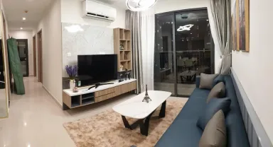 Phòng khách - Căn hộ Vinhomes Central Park Quận Bình Thạnh - Phong cách Modern
