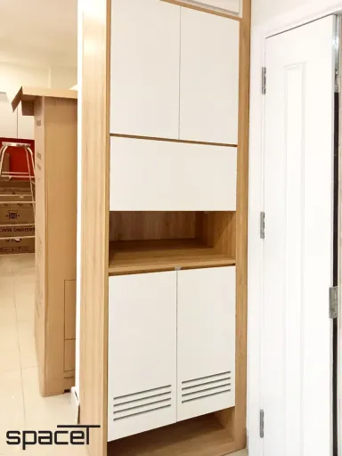 Lối vào - Căn hộ 9 View Quận 9 - Phong cách Color Block