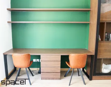 Phòng làm việc - Căn hộ Saigon Pearl 3PN - Phong cách Minimalist + Modern
