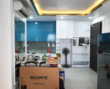 Phòng bếp Lối vào - Căn hộ Compass One Bình Dương - Phong cách Neo Classic