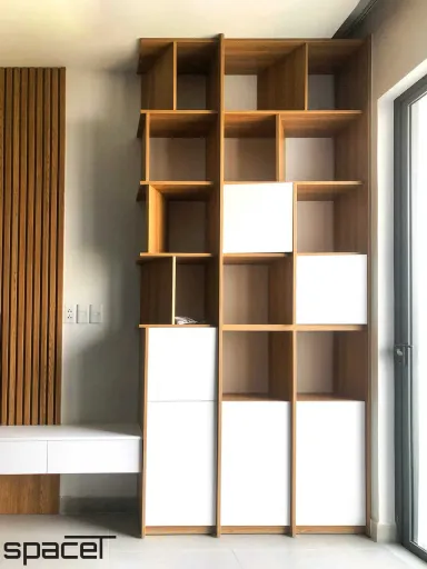 Phòng khách - Căn hộ Compass One 2PN - Phong cách Modern