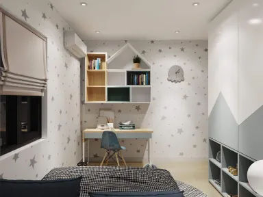 Phòng cho bé - Căn hộ Man Thiện C5 Quận 9 - Phong cách Scandinavian