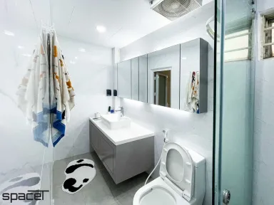 Phòng tắm - Nhà phố Lãnh Binh Thăng Quận 11 - Phong cách Modern