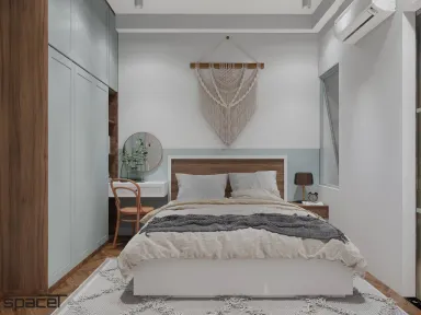 Phòng ngủ - Nhà phố Xô Viết Nghệ Tĩnh - Phong cách Color Block + Scandinavian