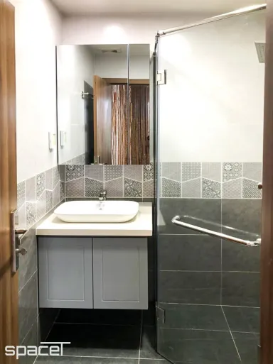 Phòng tắm - Căn hộ Centana Quận 2 - Phong cách Color Block + Scandinavian