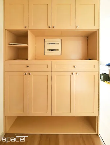 Lối vào - Căn hộ Masteri T5 Thảo Điền - Phong cách Color Block + Scandinavian