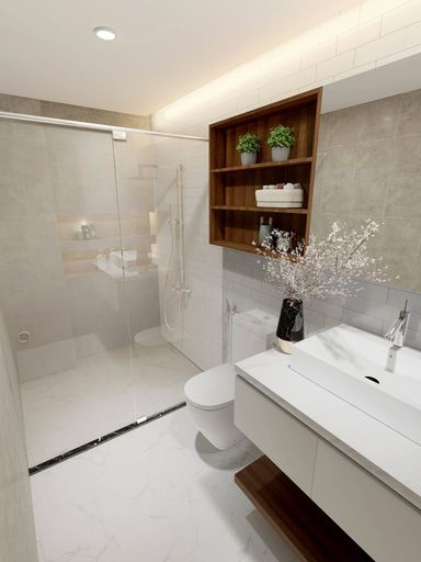  Phòng tắm - Nhà phố Bình Dương - Phong cách Modern + Scandinavian 