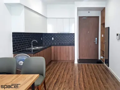 Phòng bếp Lối vào - Căn hộ Mizuki Park Bình Chánh - Phong cách Modern