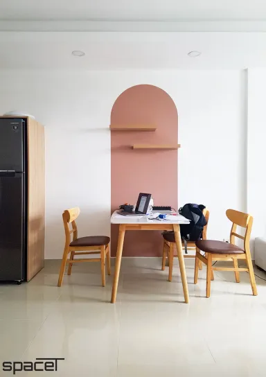 Phòng ăn - Căn hộ Citisoho Quận 2 - Phong cách Scandinavian + Color Block