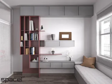Phòng làm việc - Căn hộ D'Lusso Quận 2 - Phong cách Modern