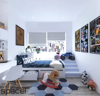 Phòng cho bé - Căn hộ Sunrise Cityview Quận 7 - Phong cách Neo Classic