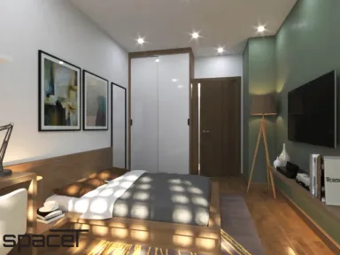 Phòng ngủ - Nhà phố Gò Vấp - Phong cách Scandinavian + Modern