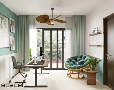 Phòng làm việc - Căn hộ River Panorama Quận 7 - Phong cách Modern