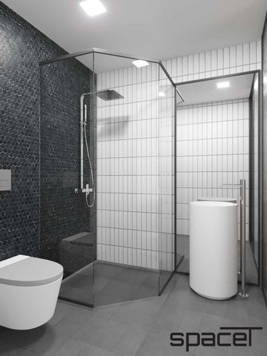 Phòng tắm - Căn hộ Scenic Valley kết hợp văn phòng - Phong cách Modern 